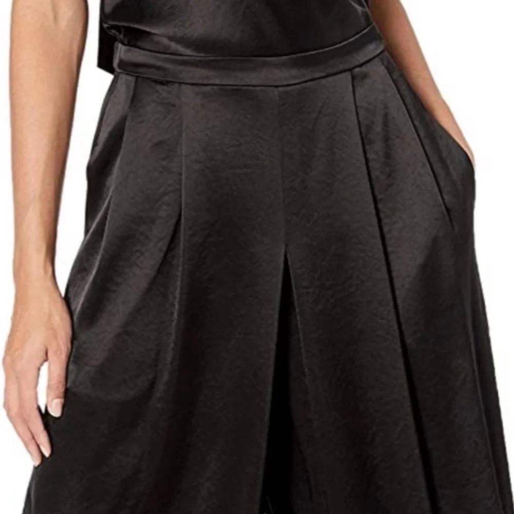 Vince Tie-neck Satin Jumpsuit - Picture 9 of 9